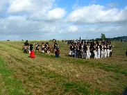 Lützow cavalry attack the French guns