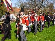 Marching out