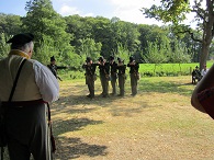 Drill display of the second light battalion...