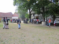 ... in front of 'Schleppenburg' historic farm building