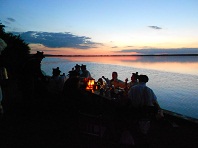 Dusk in the bivouac