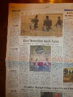 While the regional paper reports of our return to Syke