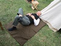 The most famous display 'soldier at rest'